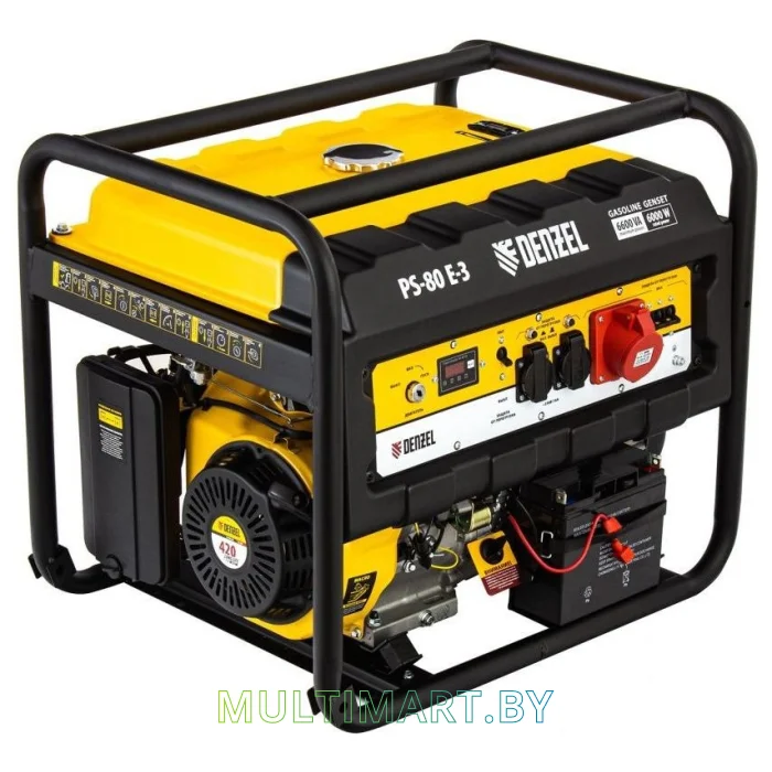 Бензиновый генератор Denzel PS 80 E-3 (946954)
